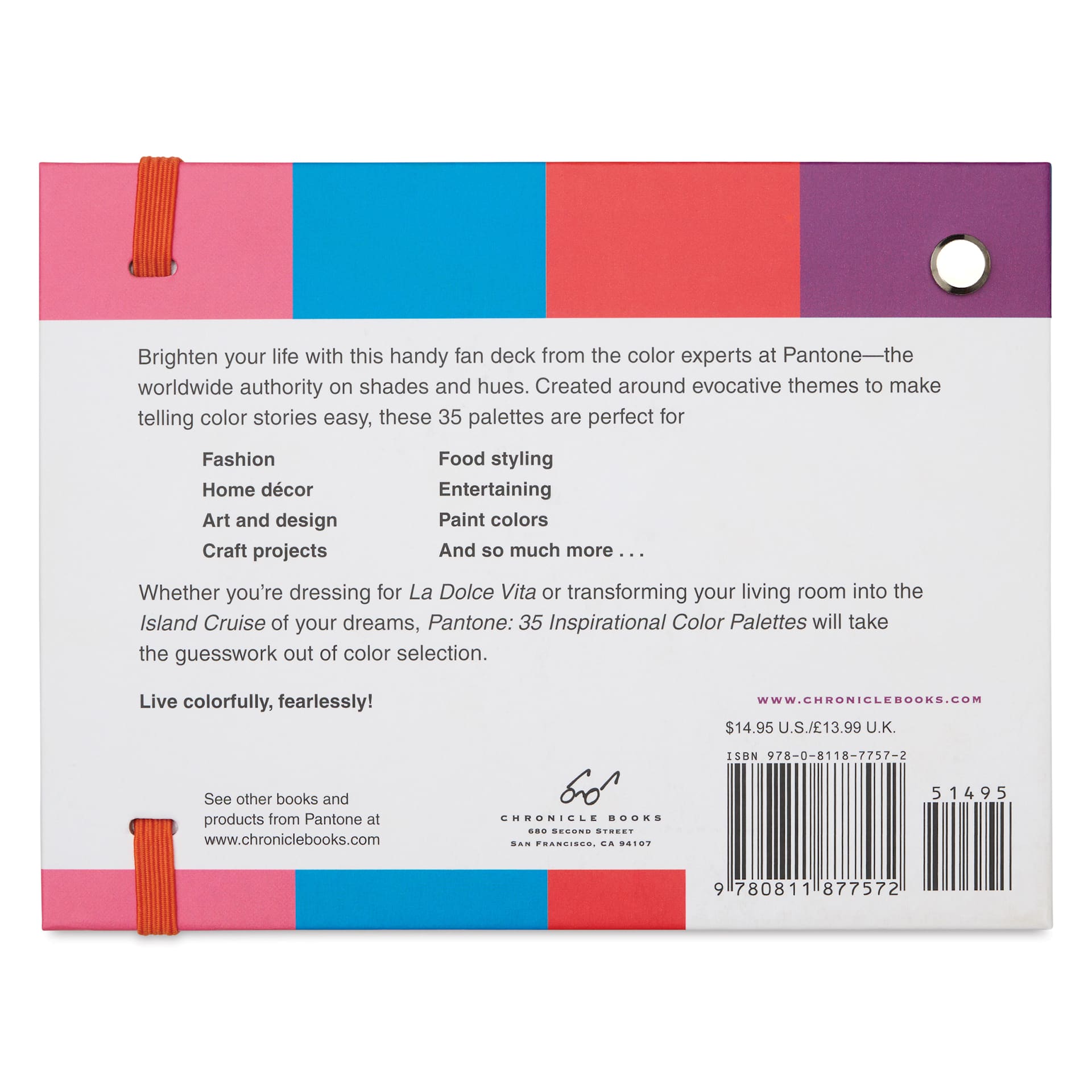 Pantone: 35 Inspirational Color Palettes, back cover