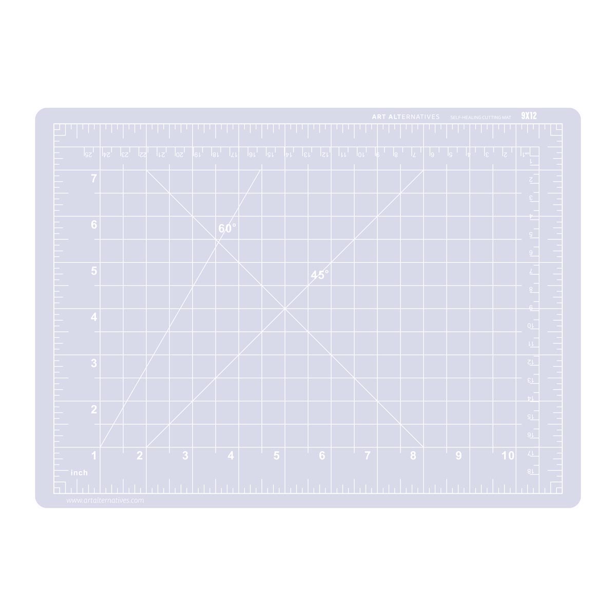 Art Alternatives Self-Healing Cutting Mat - Clear, 9" x 12"   