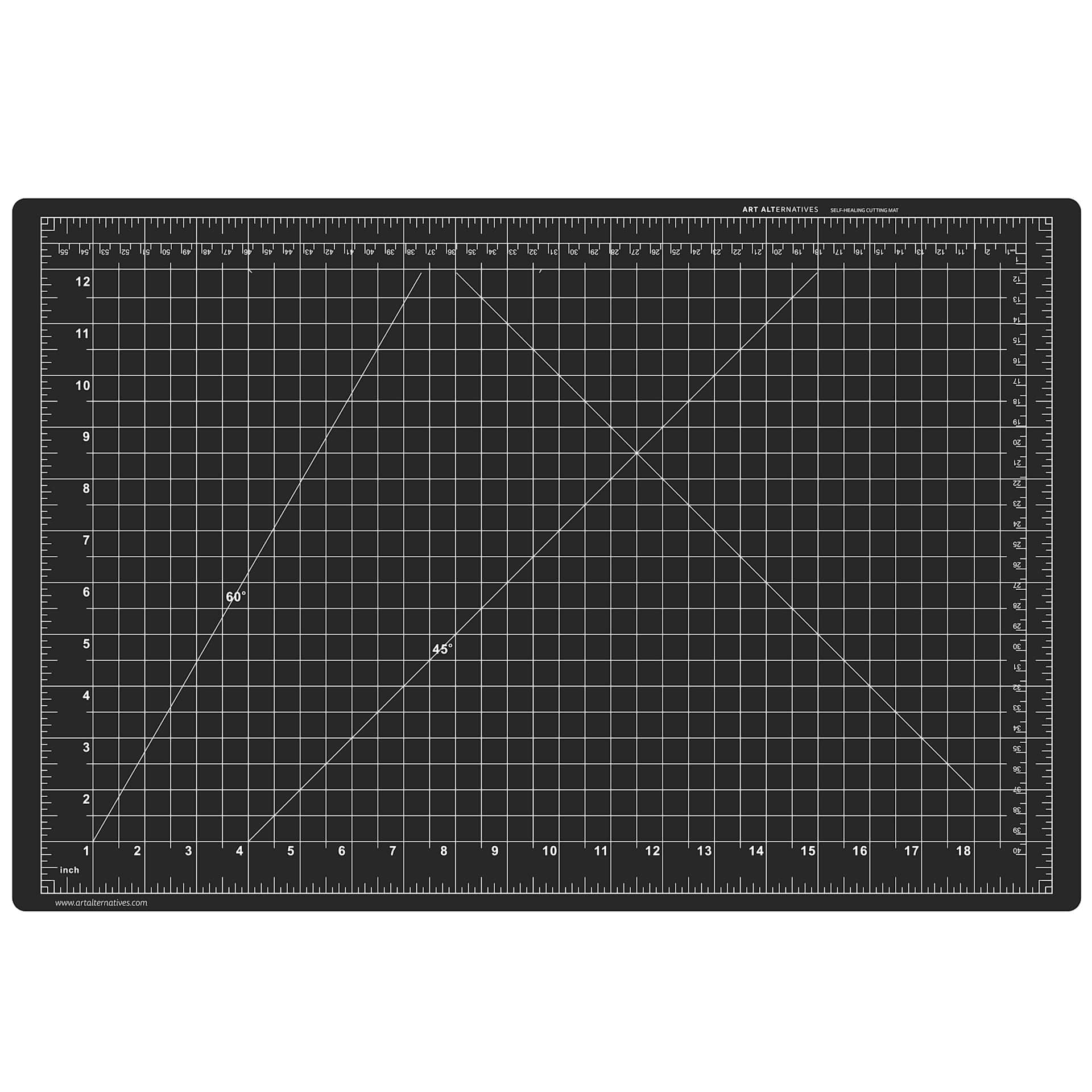 Art Alternatives Self-Healing Cutting Mat, 12" x 18", Double-Sided