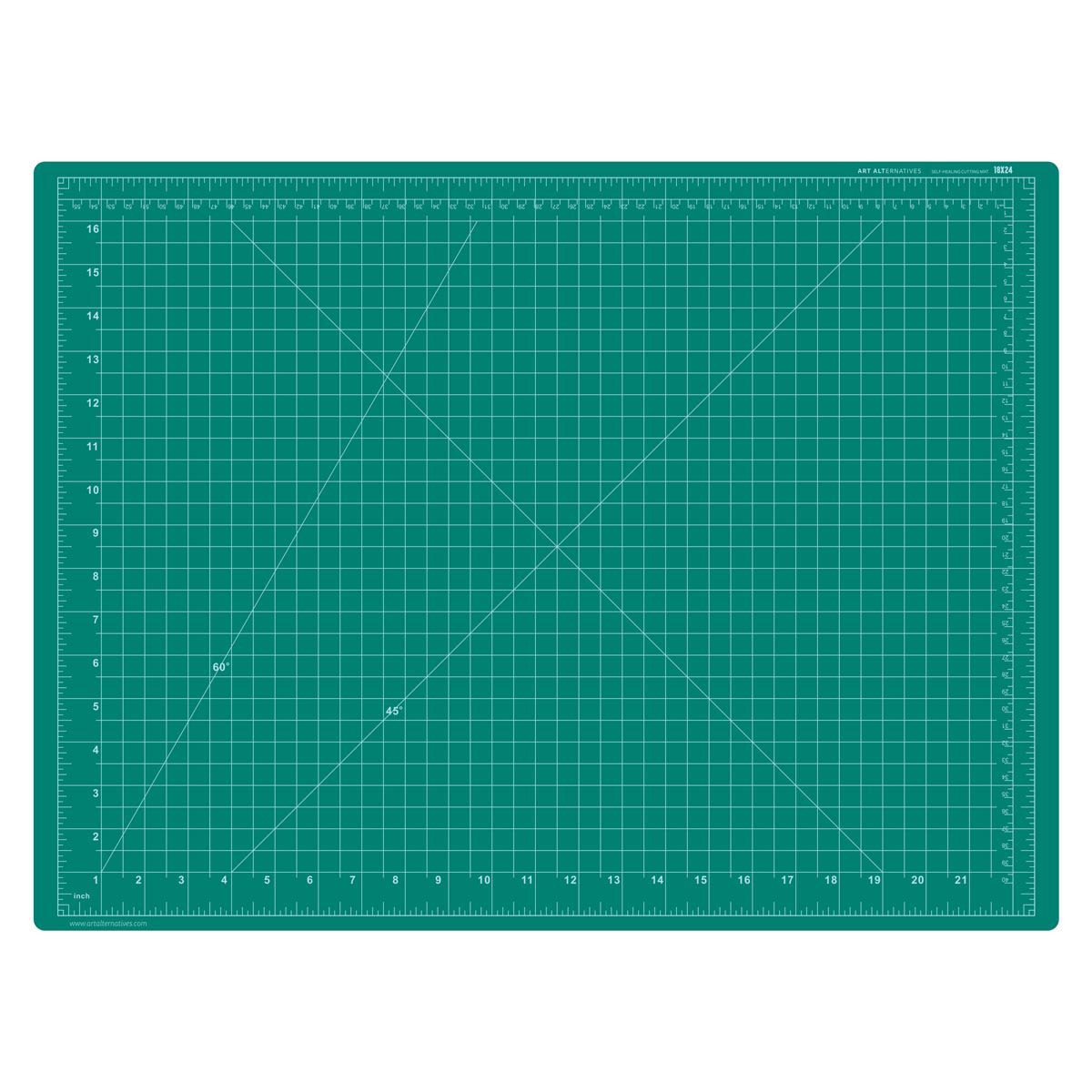 Art Alternatives Self-Healing Cutting Mat, 18" x 24", Double-Sided