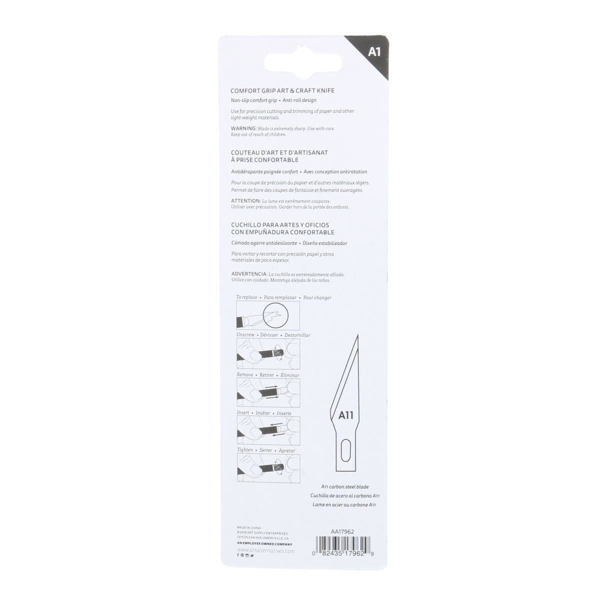Art Alternatives A-1 Art & Craft Knife, Comfort Grip Light Duty