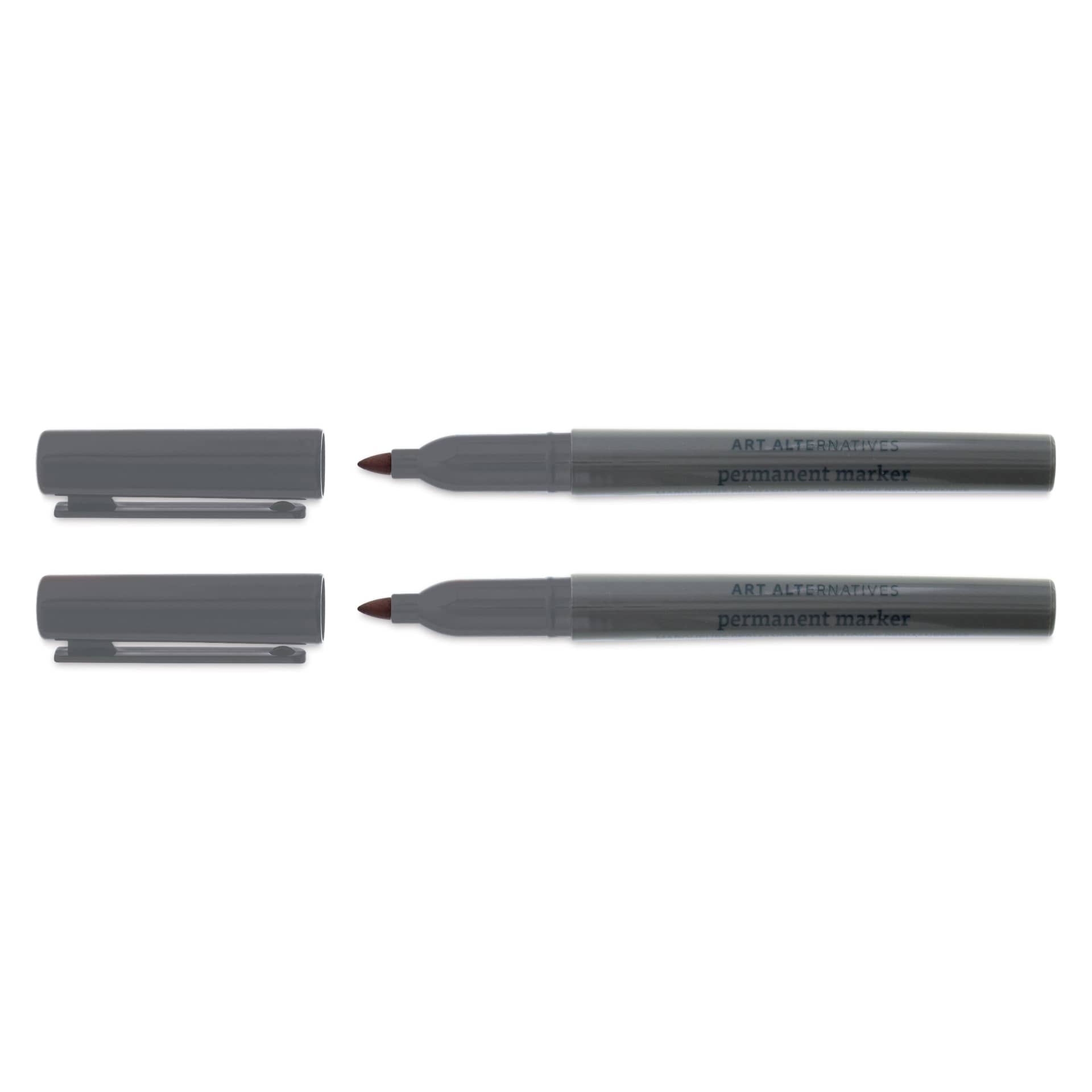 Permanent Marker 2-Marker Set - Black