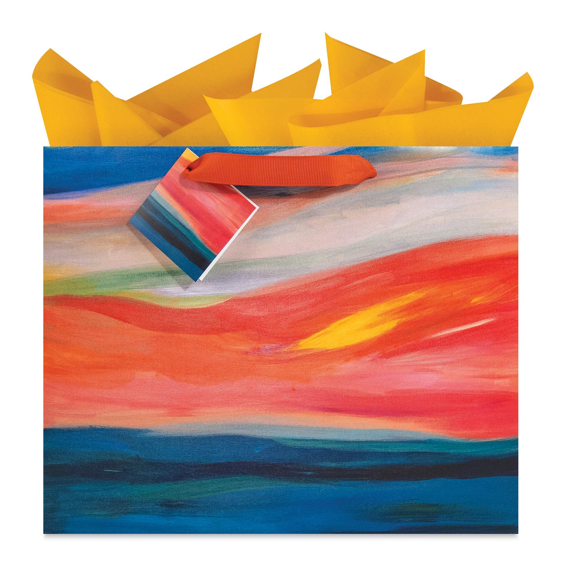 ArtLifting Gift Bag - Early Morning (gift bag with light orange tissue paper)