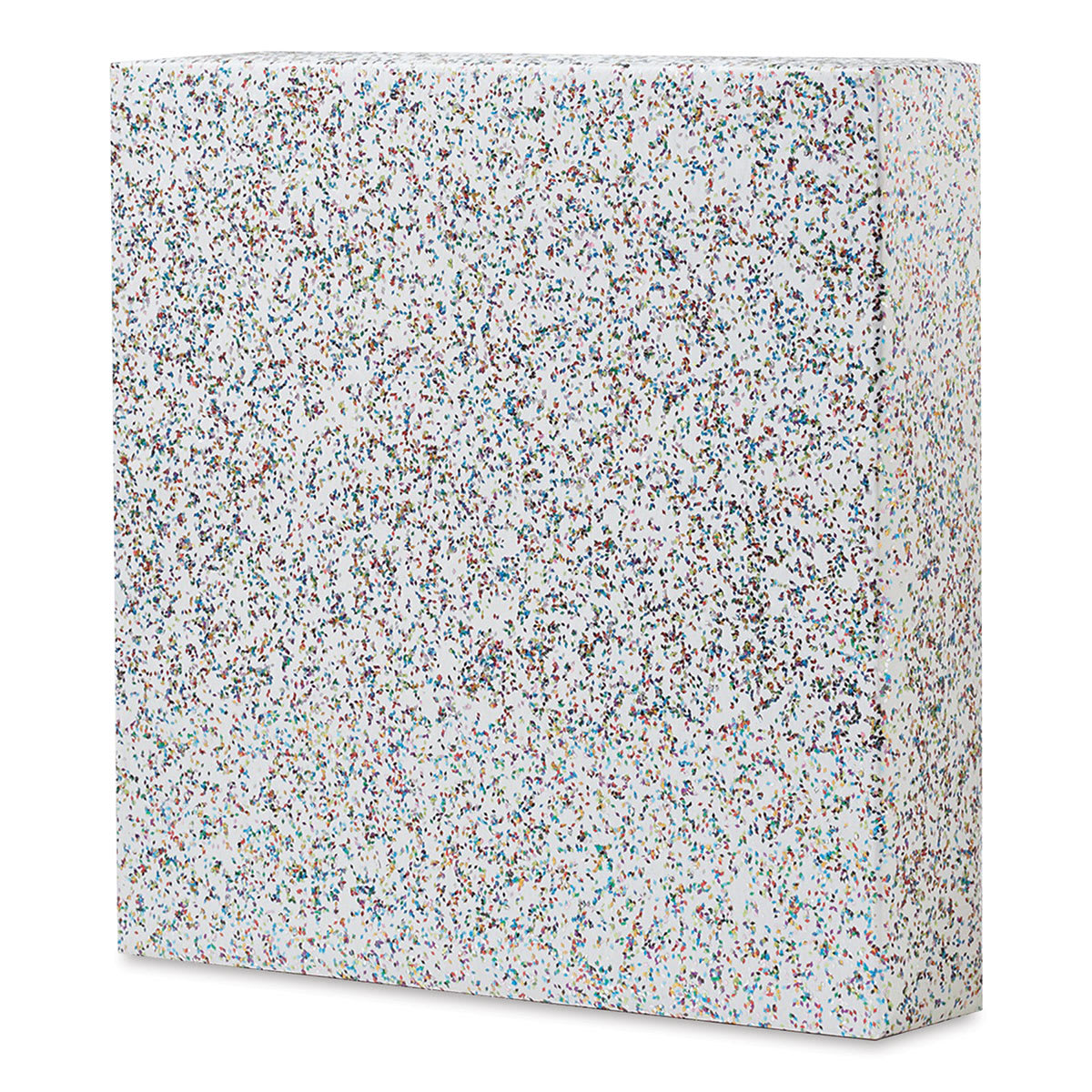 The Gift Wrap Company Wrapping Paper - Glitter Gang, 30" x 8 ft, Roll (Sample wrapped package, Angled view)