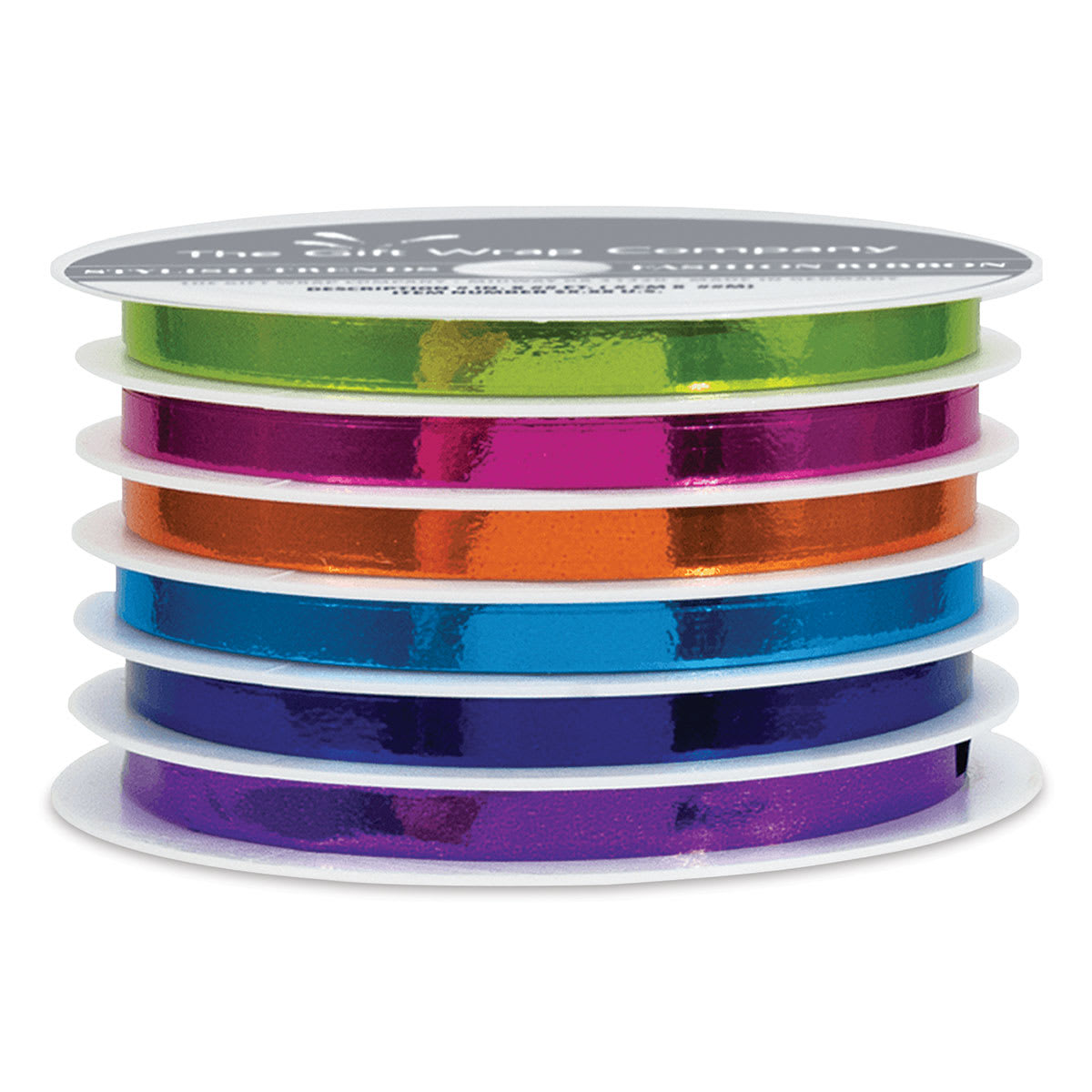 The Gift Wrap Company Metallic Curling Ribbon Assortment, Set of 6
