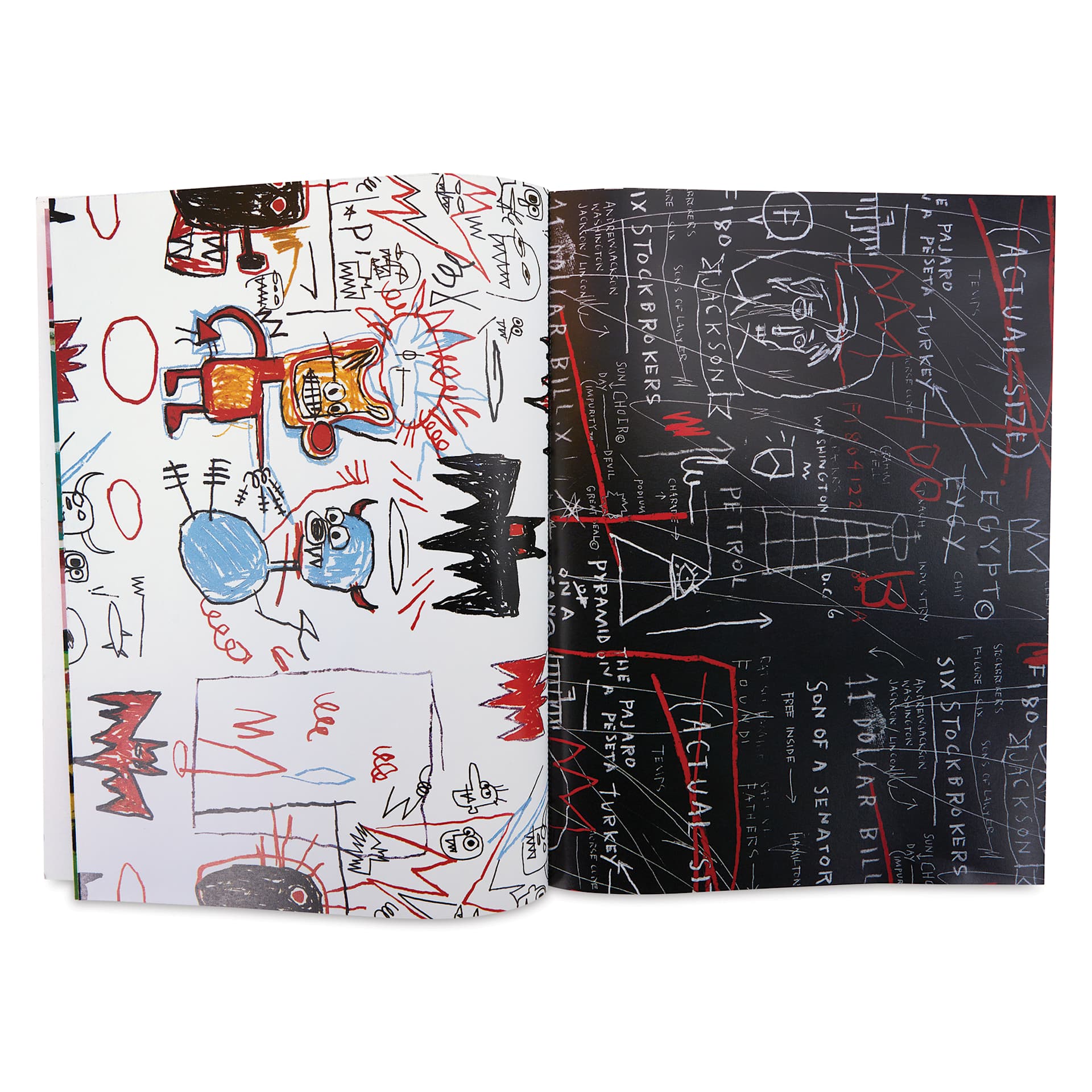 Basquiat Wrapping Paper Book, example sheet
