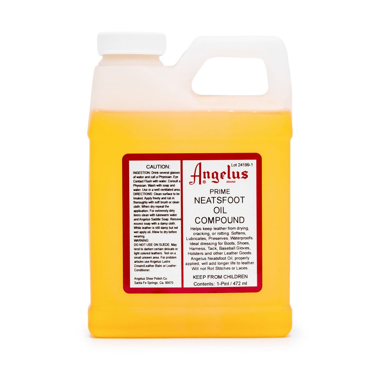 Neatsfoot Oil Compound Pint (472 ml) Jug