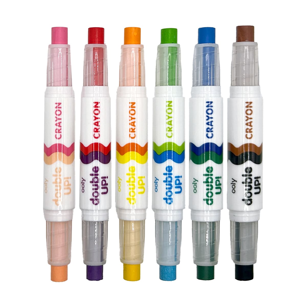 Double Up Crayons 6-Crayon/12-Color Set
