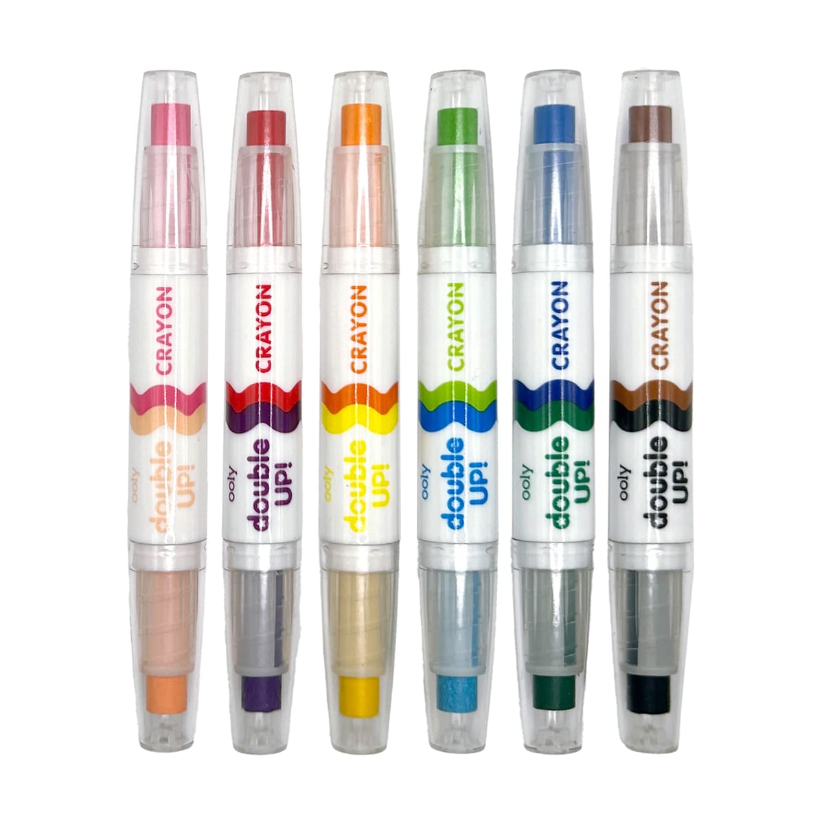 Double Up Crayons 6-Crayon/12-Color Set