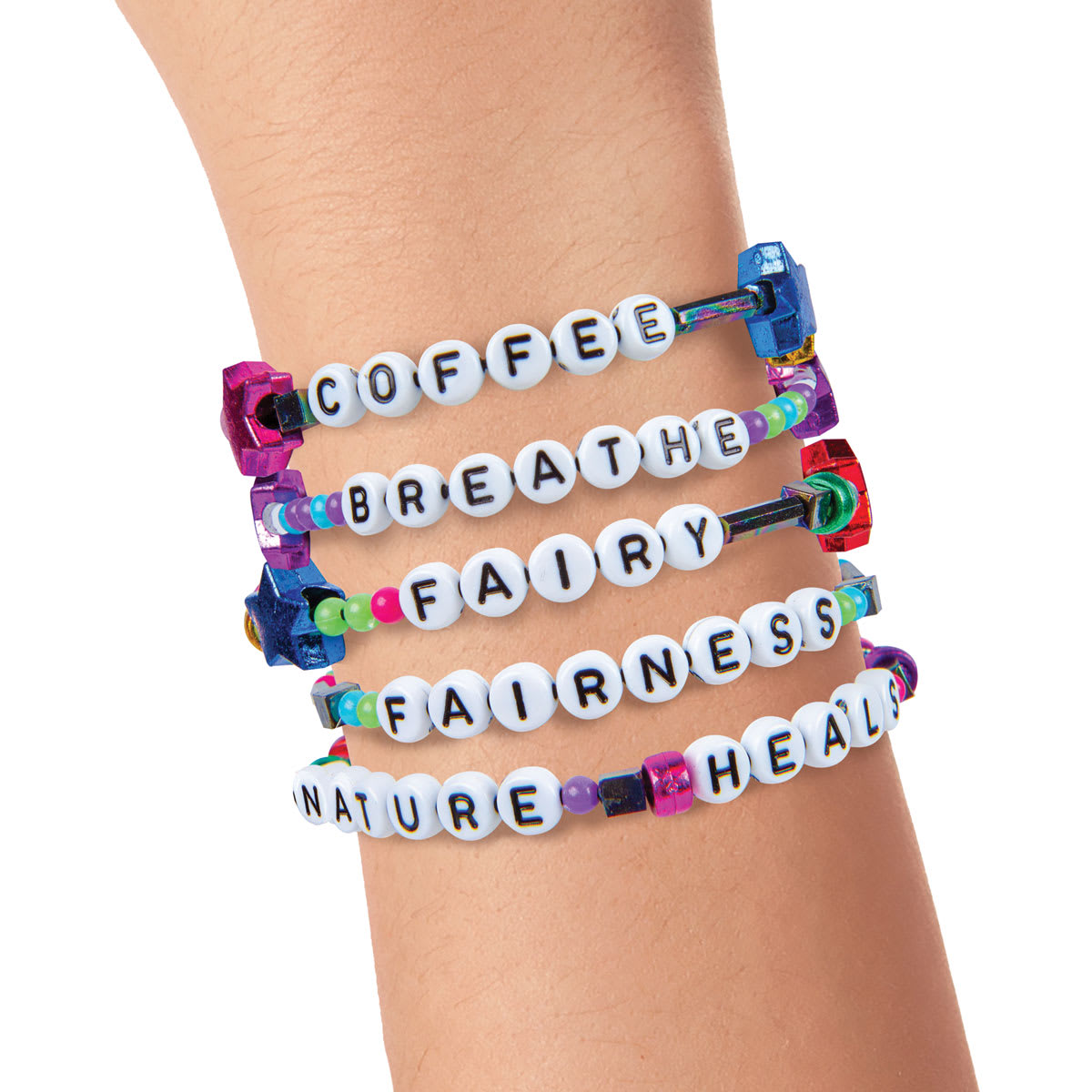 Fashion Angels 1000+ Jewel Tone Bead Kit (five beaded bracelets)