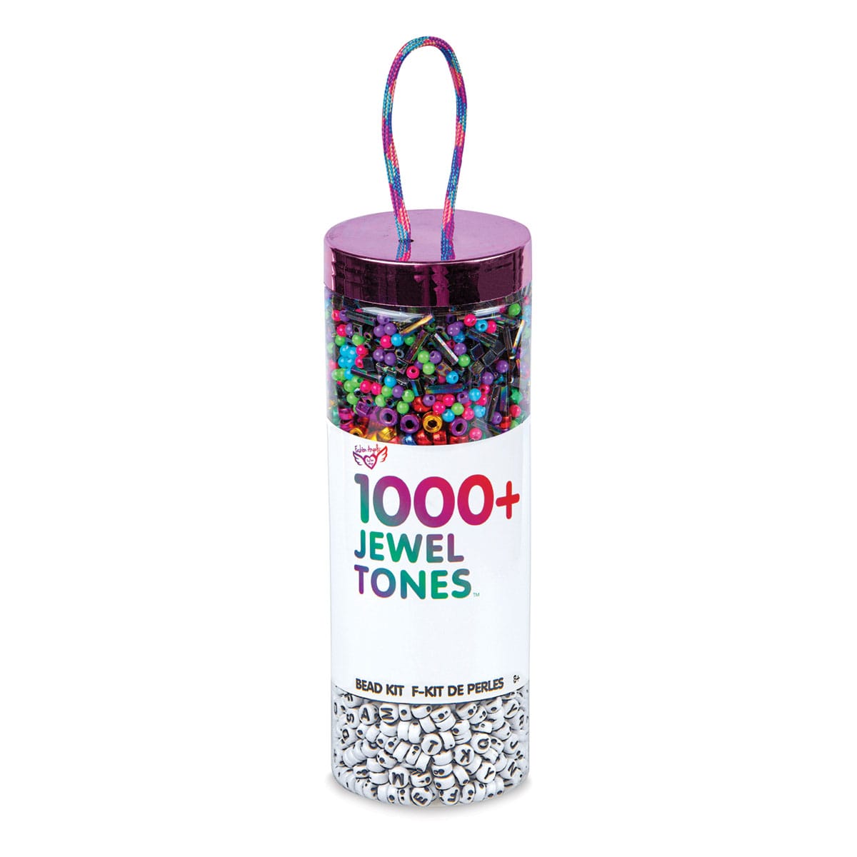 Fashion Angels 1000+ Jewel Tone Bead Kit (front of packaging)