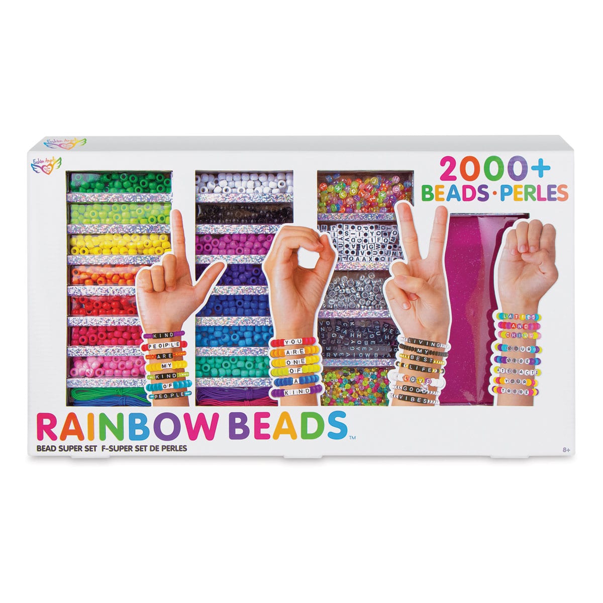 Fashion Angels 2000+ Rainbow Beads Super Set (packaging)