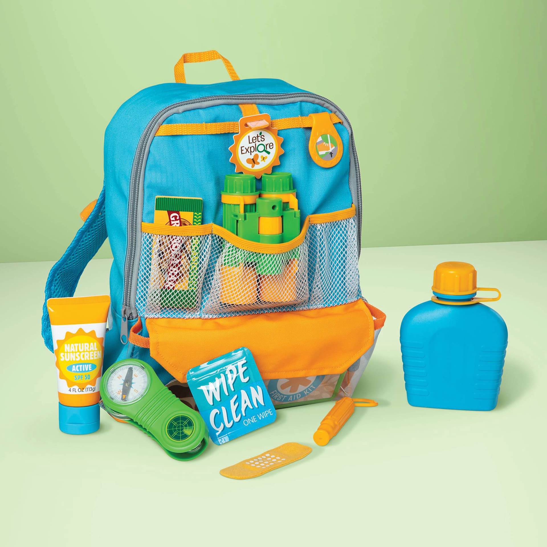 Melissa & Doug Let's Explore Hiking Play Set (Backpack with equipment)
