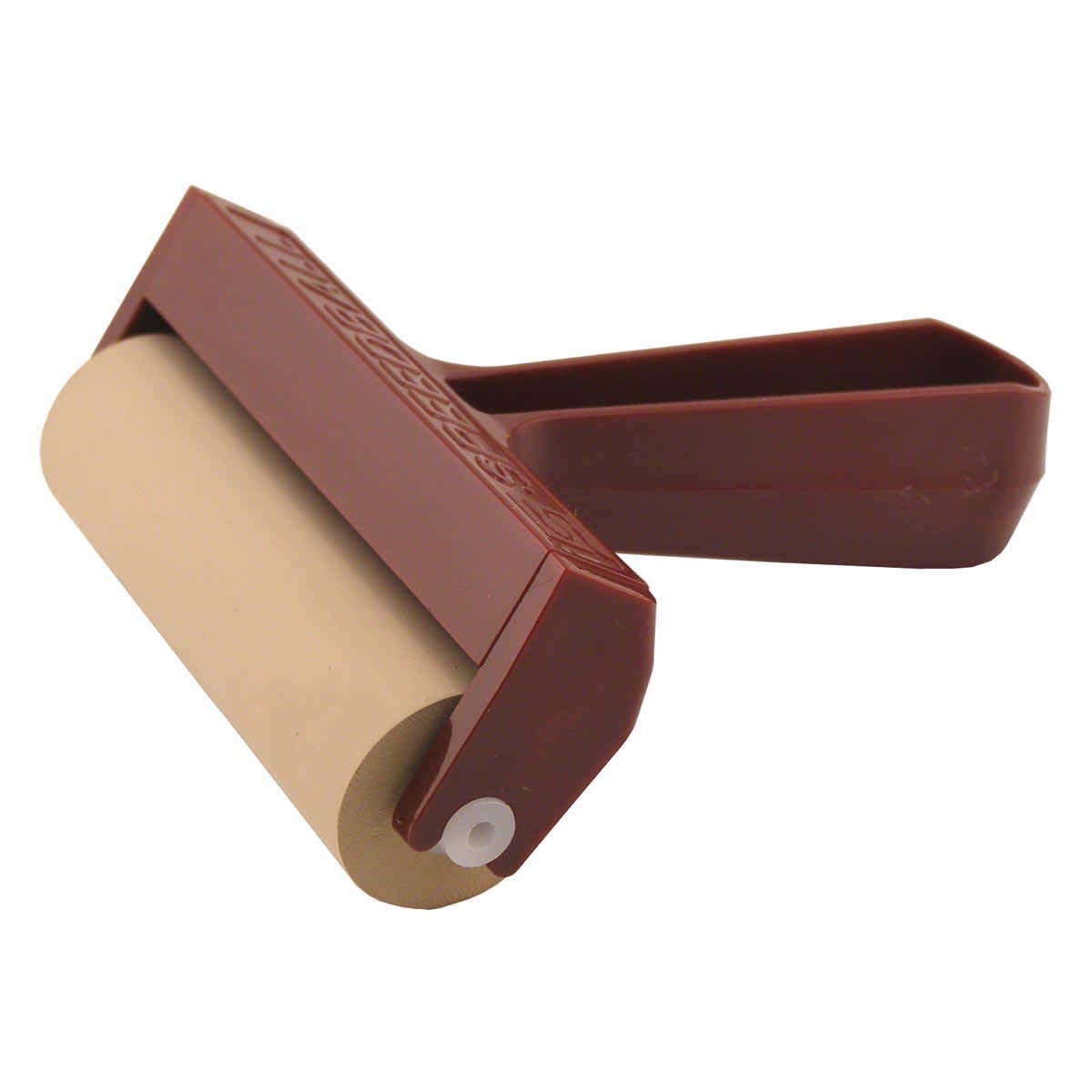 Speedball 4" Brayer with Pop-In Roller, Soft Rubber