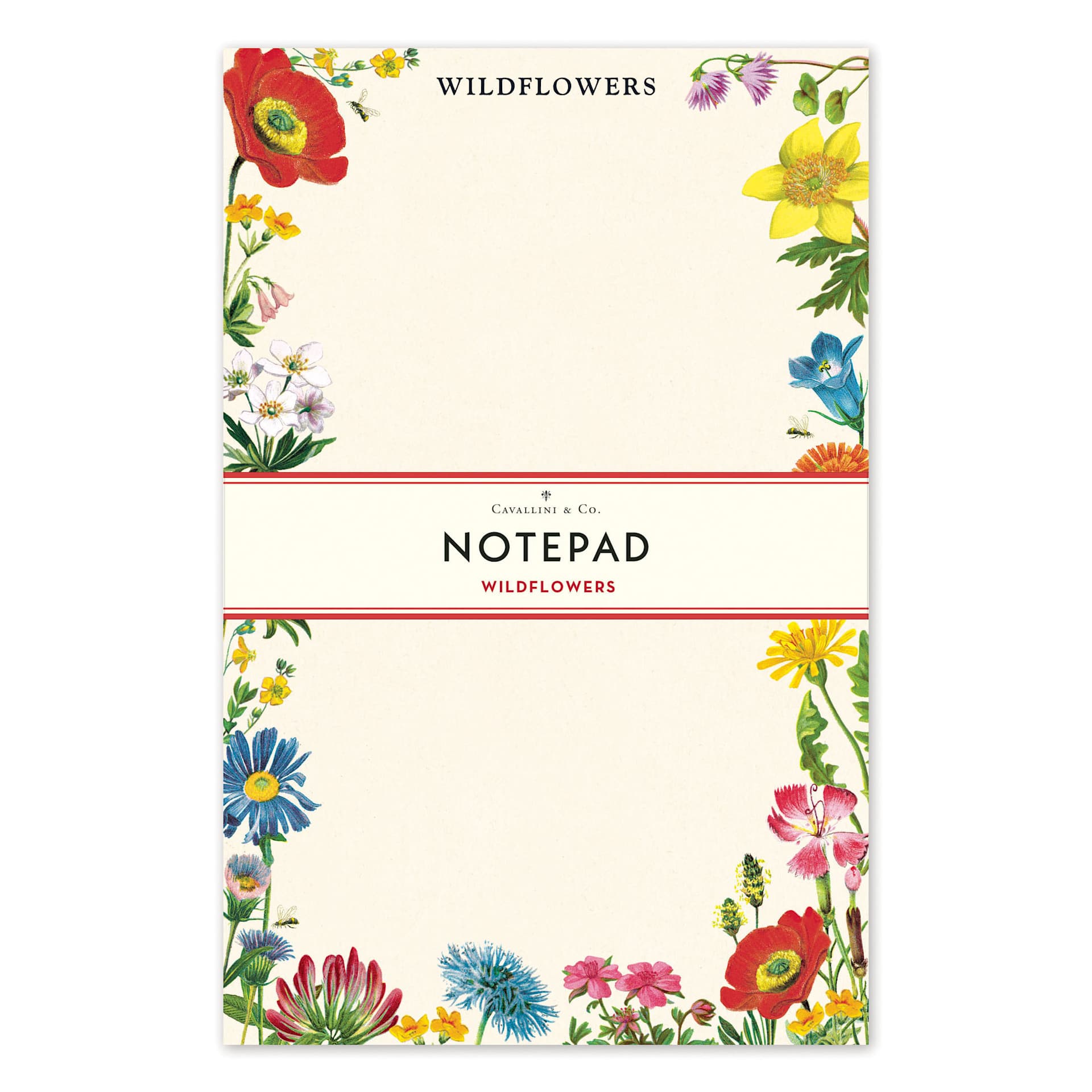 Cavallini Notepad Wildflowers