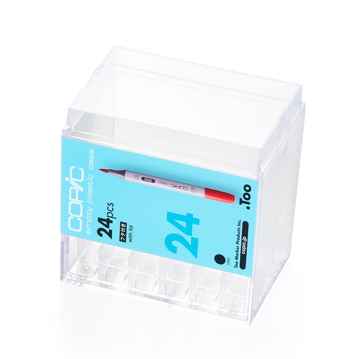 Ciao Marker Empty Plastic Cases 24-Marker Case