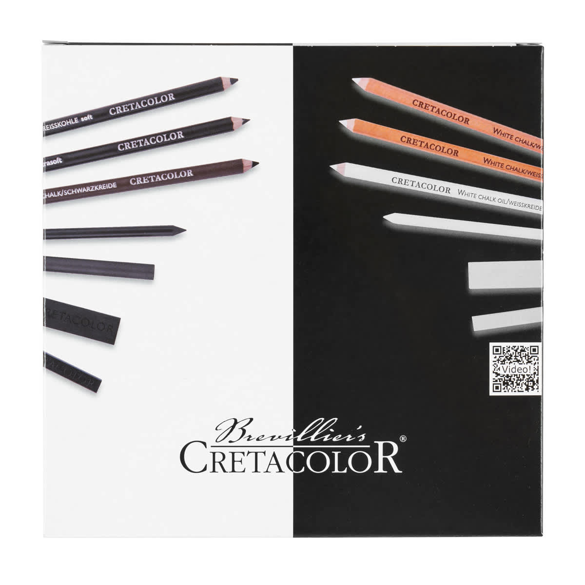 Black & White Box Drawing 25-Piece Set 25-Piece Box Set