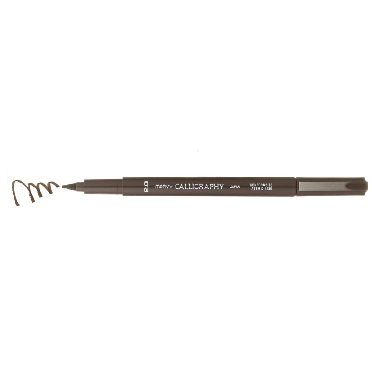 Marvy Calligraphy Pen Sepia