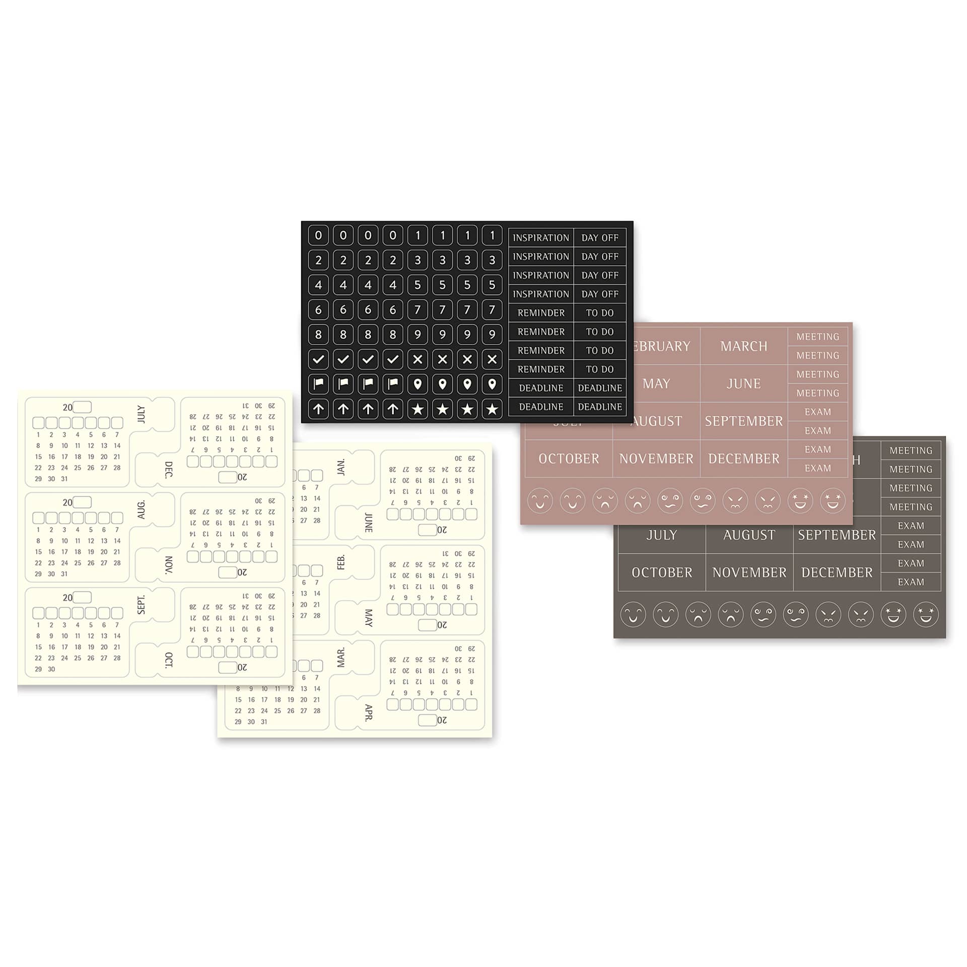 Moleskine Undated Weekly Planner - Black, 8-1/4" x 5", 208 Pages, sticker pages