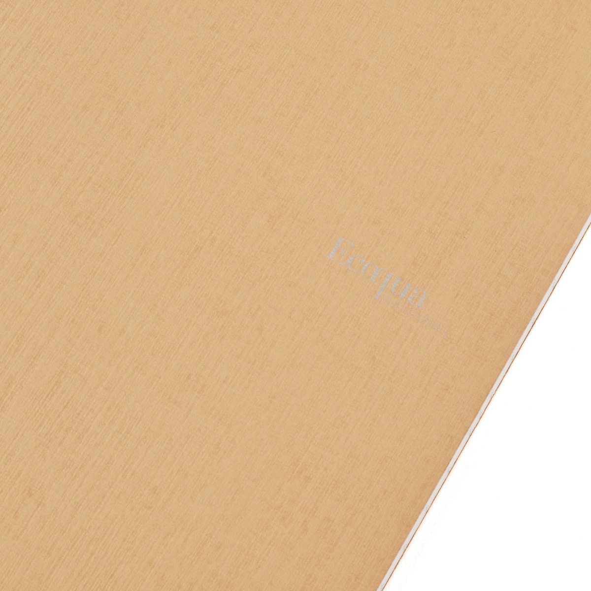 Fabriano EcoQua Original Staple-Bound Notebook, 8.3 in x 11.7 in, A4, Lined, 40 Sheets, Beige