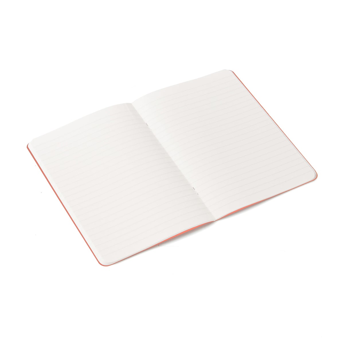 Fabriano EcoQua Original Staple-Bound Notebook, 8.3 in x 11.7 in, A4, Lined, 40 Sheets, Flamingo