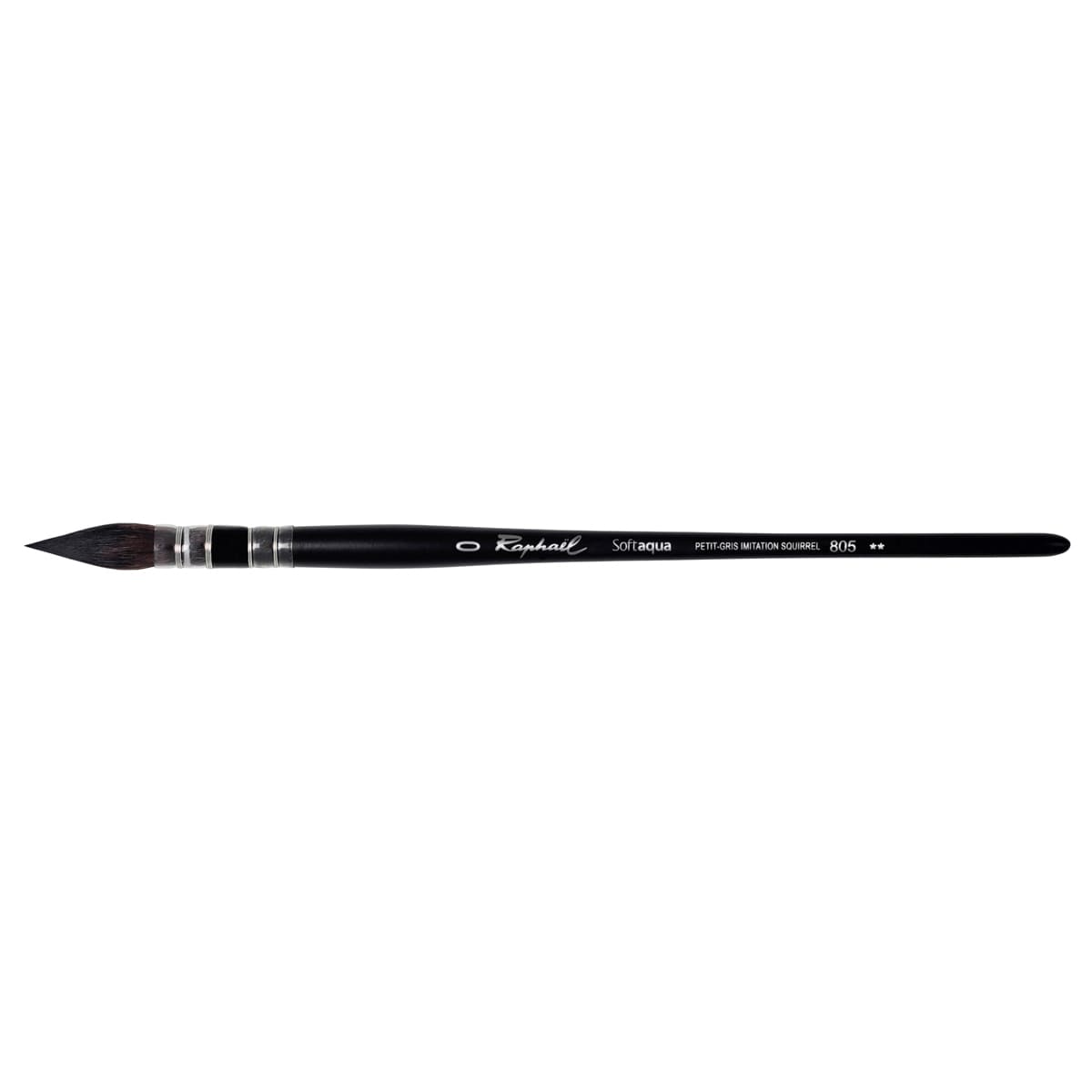 Raphael Essentials Acrylic & Watercolor Brush Set, Watercolor, 2-Brush Set, For Backgrounds, SoftAqua Mop 3/0 & 0