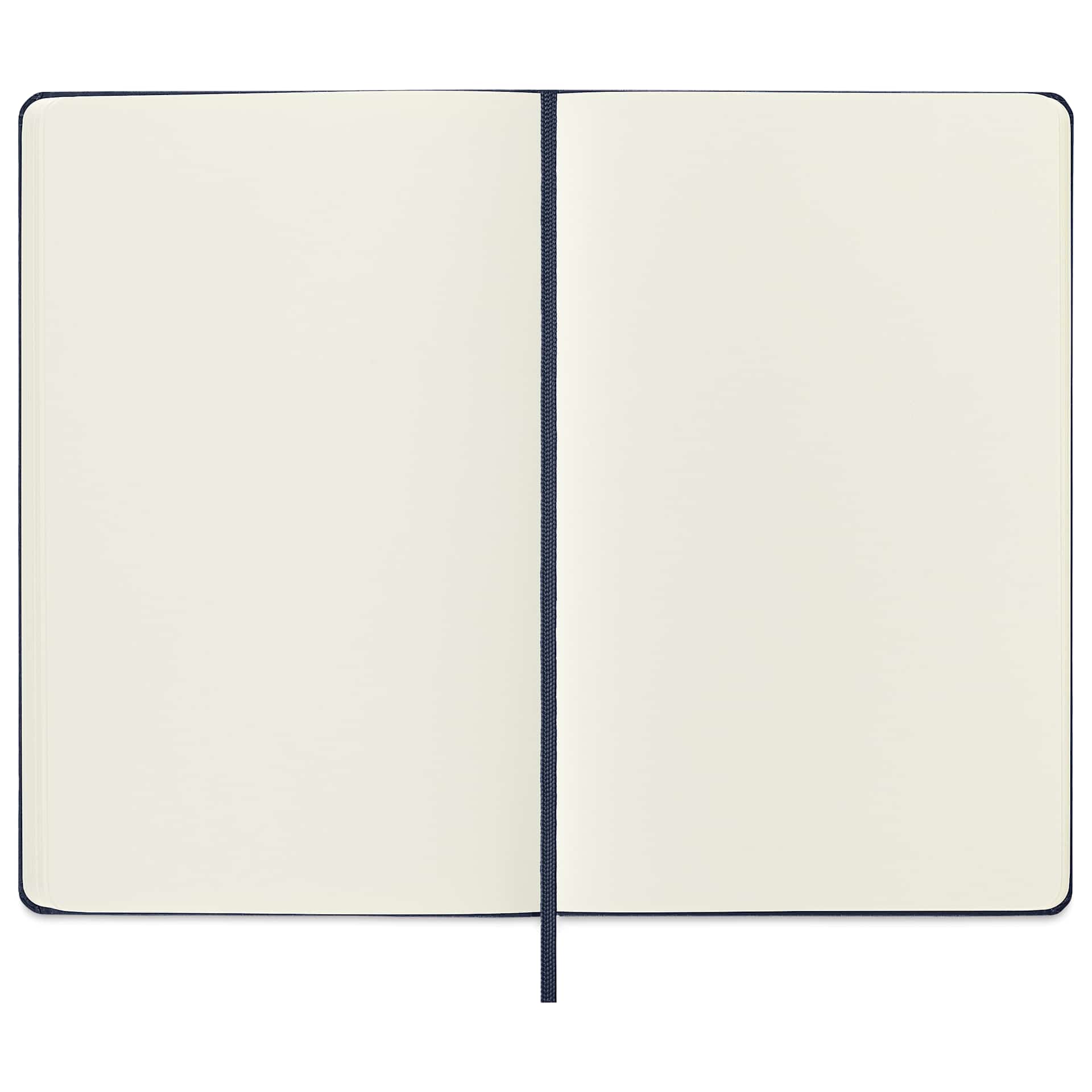 Moleskine Sketchbook - Sapphire Blue, Large, 8-1/4" x 5", open
