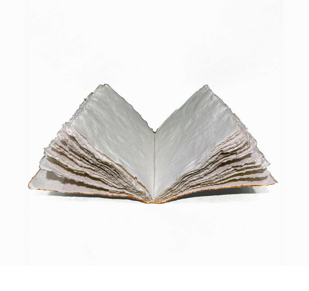 LAMALI Liasse Soft-Cover Handmade Book, 4.7 in x 7.1 in, 180 Pgs./Bk, Solid Gold