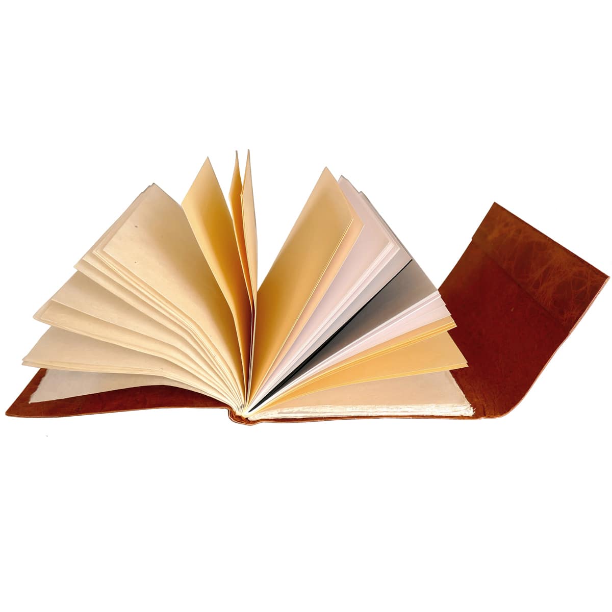 LAMALI Bondo Soft-Cover Handmade Journal, 4.3 in x 5.9 in, Red