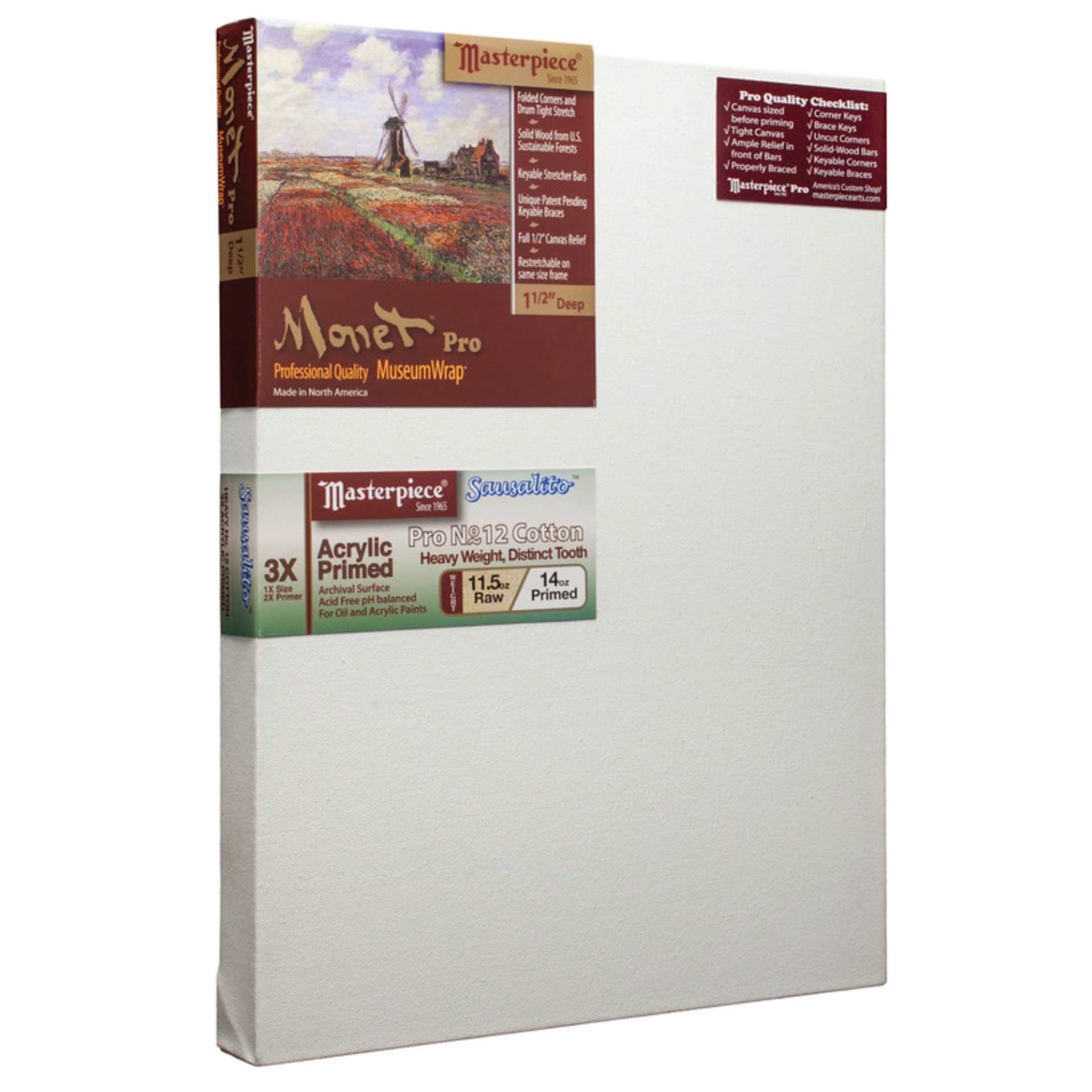 Masterpiece Sausalito Professional Canvas,12 oz, 21" x 34"