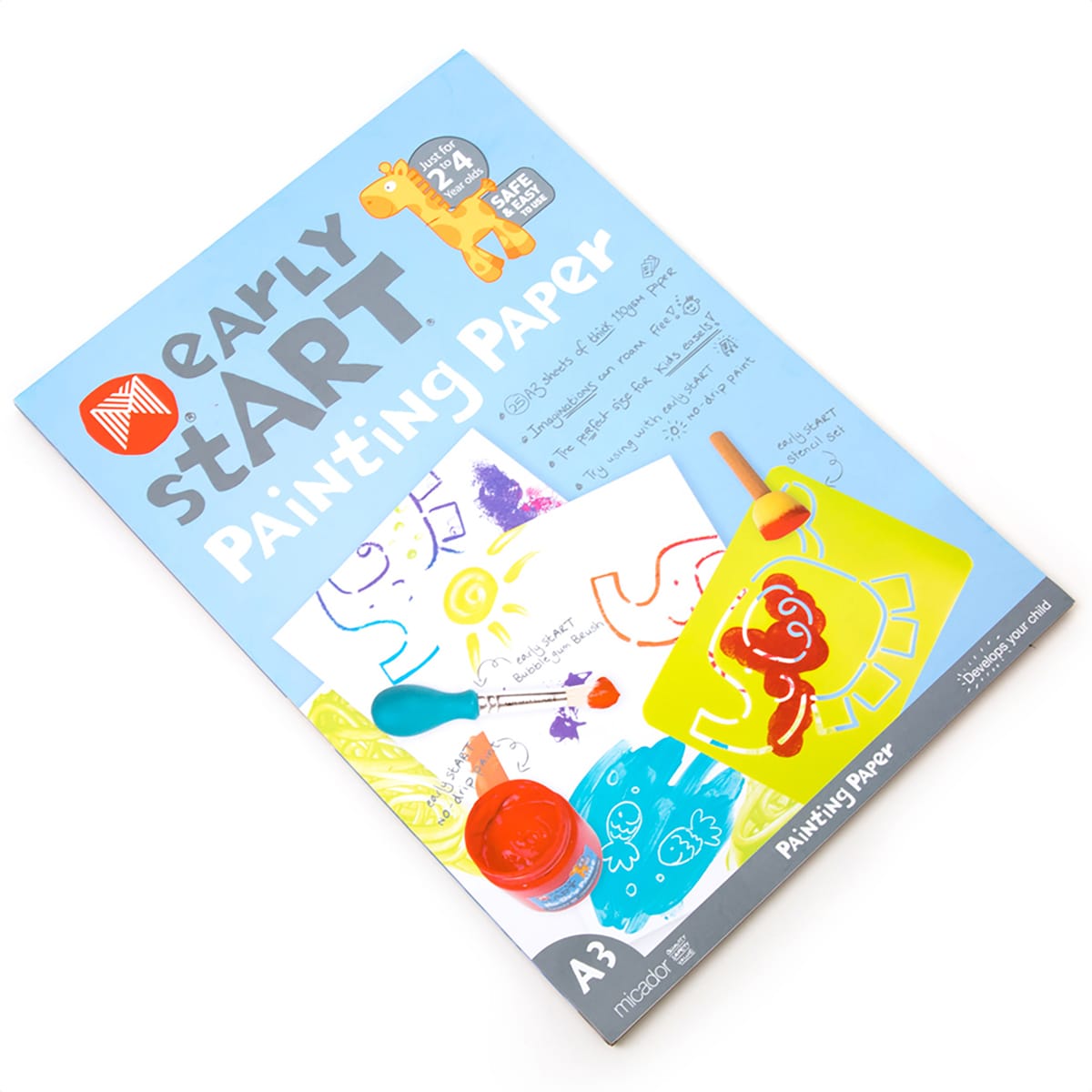 Micador early stART Painting Paper Pad Painting Pad, 11.75 in x 16.5 in