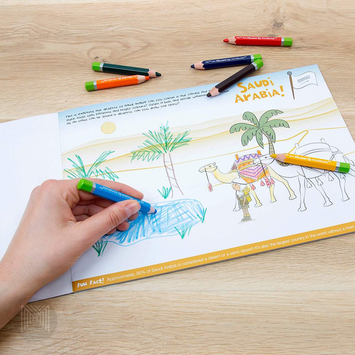 Micador jR. WorldBuildA Drawing Activities Pad, 8.25 in x 11.75 in (A4)