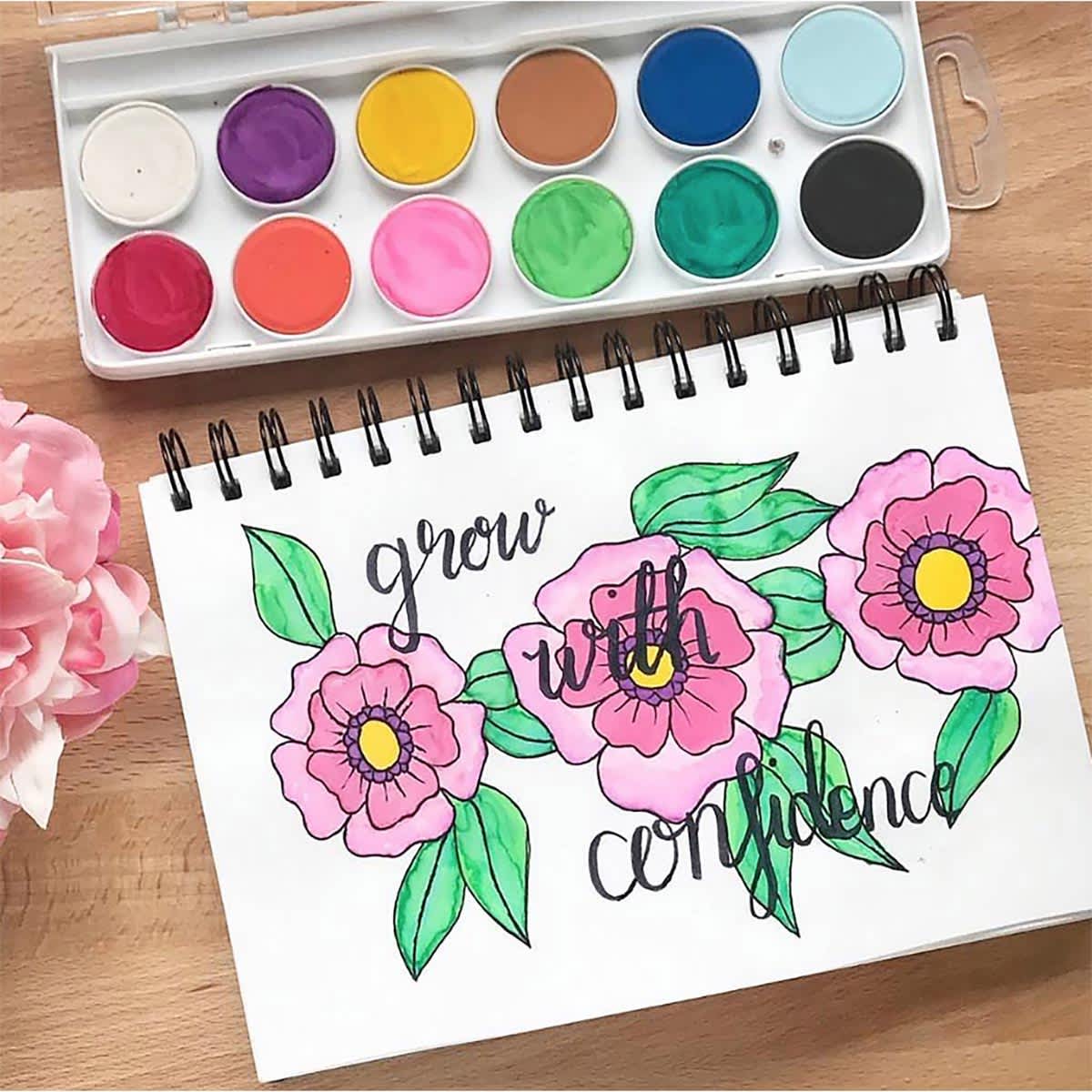 Watercolour Palettes 12-Color Set