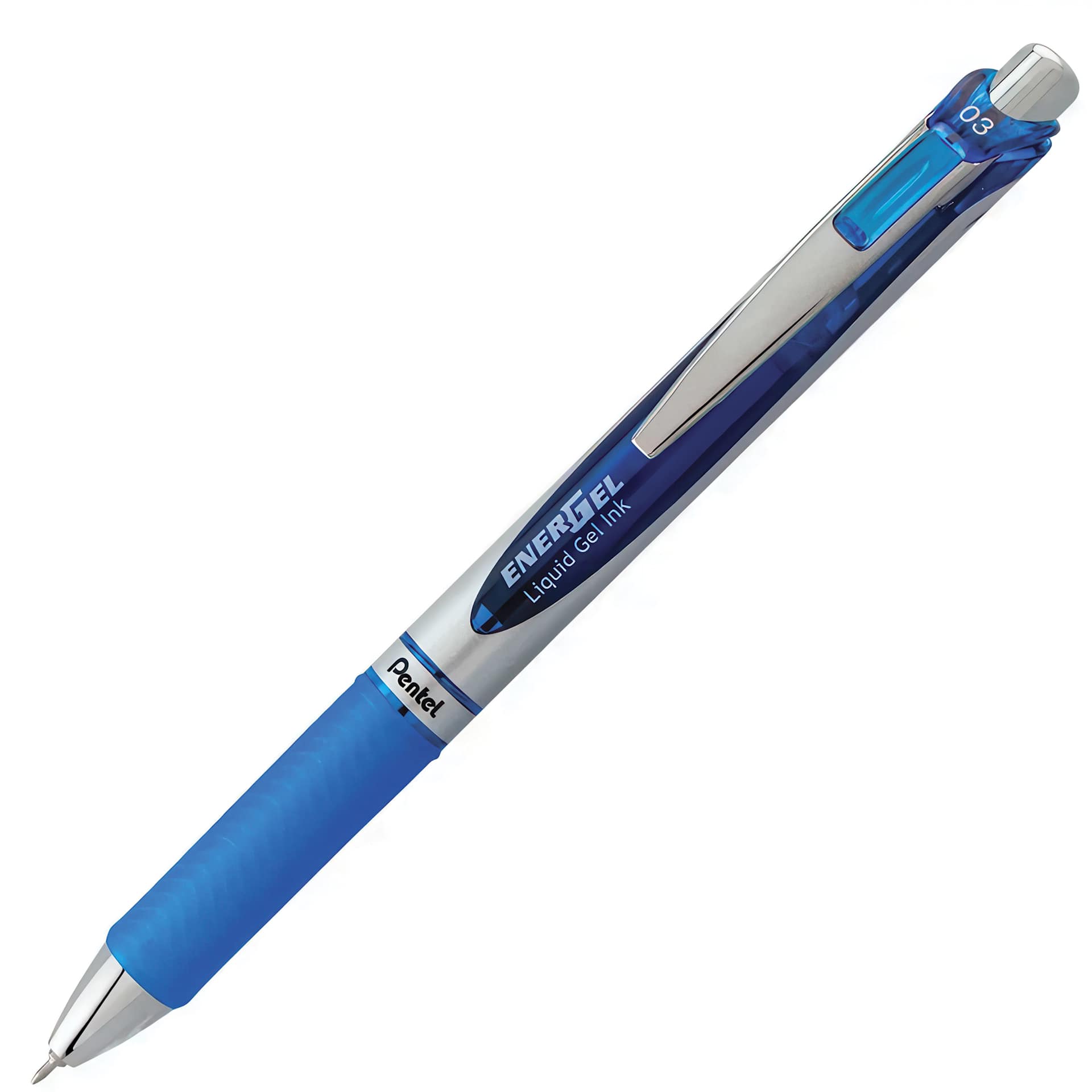 Pentel EnerGel NV Liquid Gel Pen - Red, Fine Needle Tip, 0.5 mm