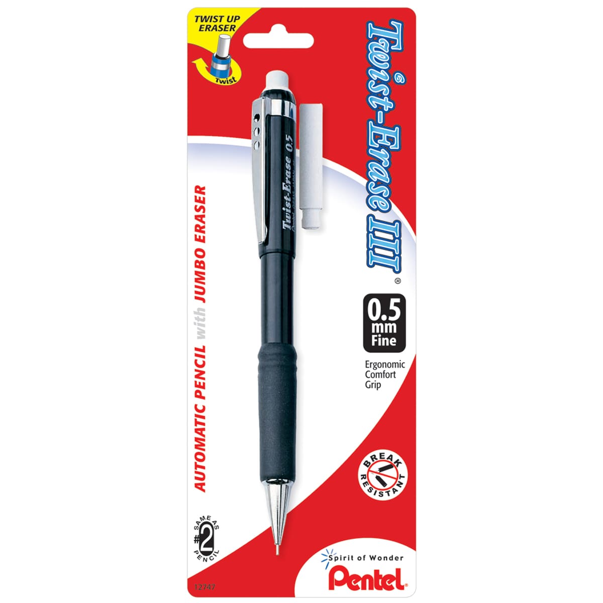 Twist-Erase III Mechanical Pencils .5mm - Peggable