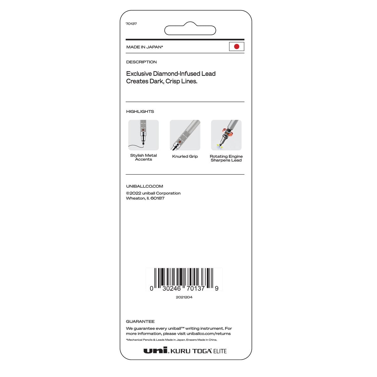 Kuru Toga Elite Mechanical Pencil Starter Kits Silver