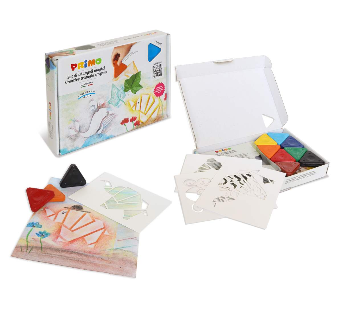 Wax Triangle Crayon Activity Kit 14-Piece Kit