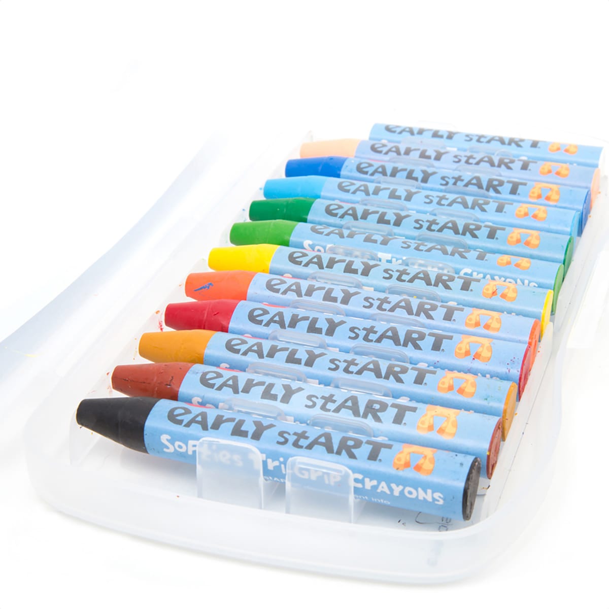 Softies Tri-Grip Crayons 12-Crayon Case