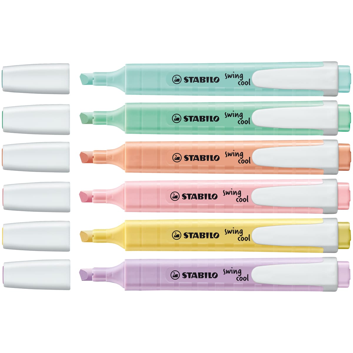 Stabilo Swing Cool Pastel Edition Highlighters Set of 6