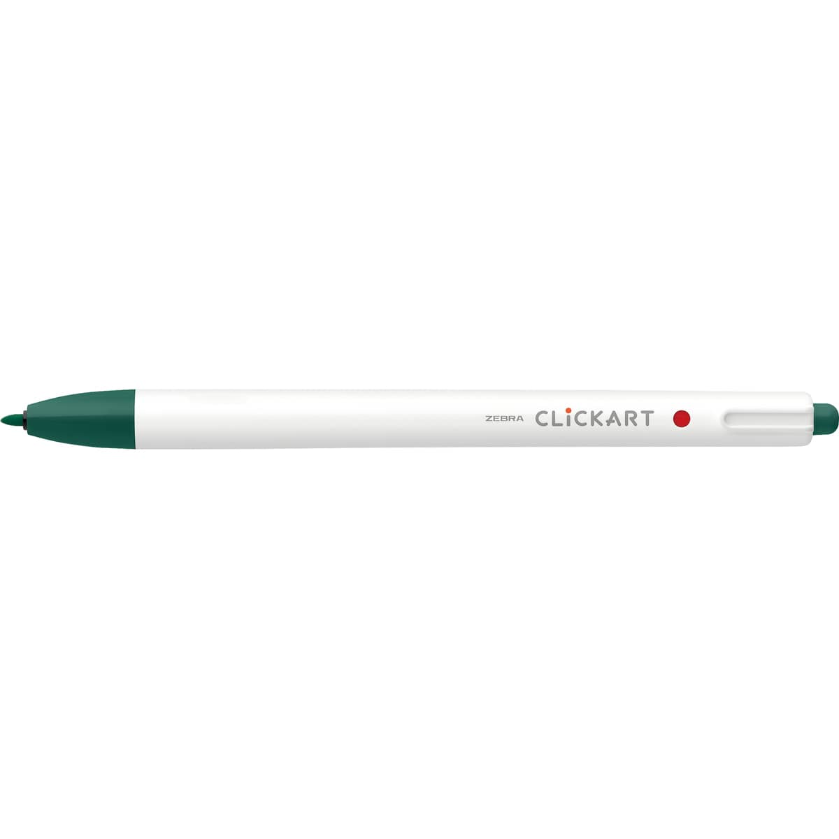 ClickArt Retractable Marker Pen Green Black