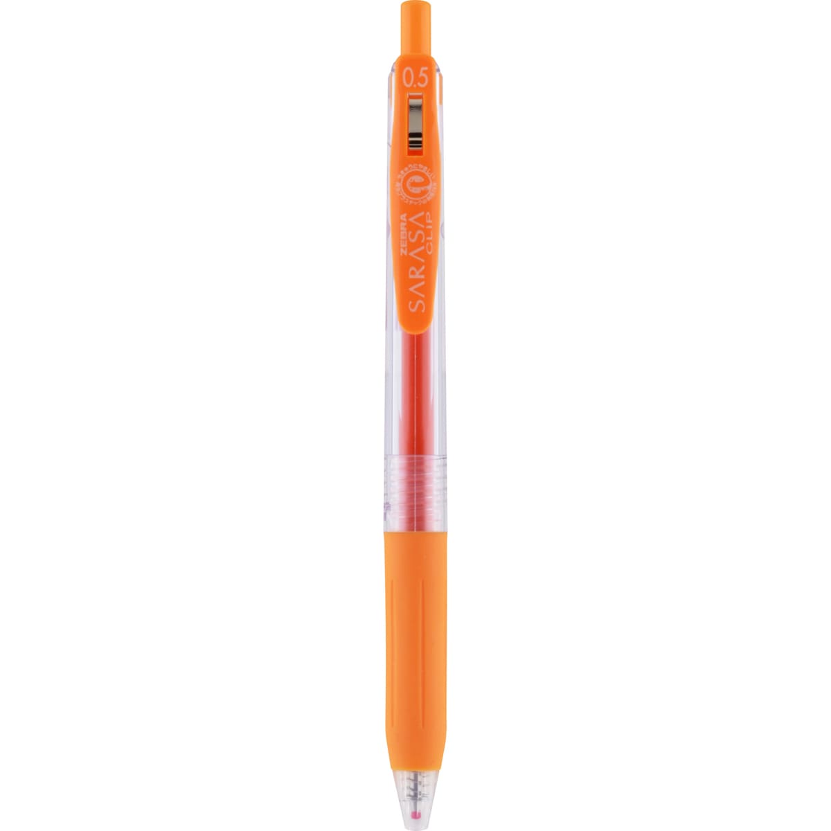 Sarasa Clip Gel Retractable Pen Orange
