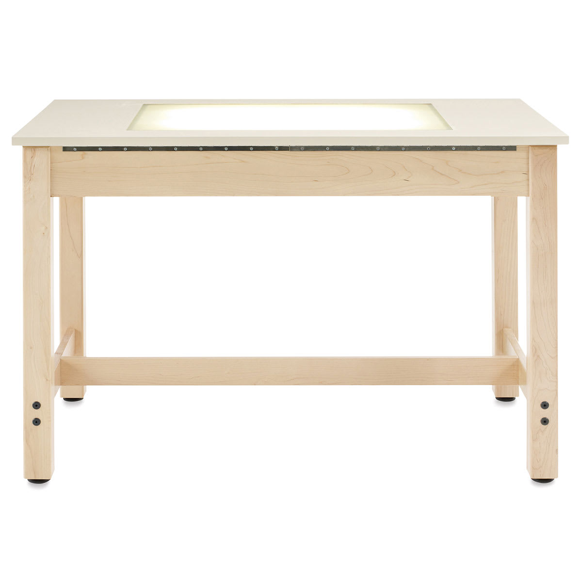 Diversified Spaces Art and Drafting Light Table - Front view with top flat