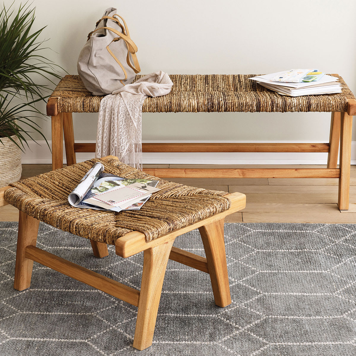 Design Ideas Copenhagen Bench (Shown with the Ottoman, sold separately)