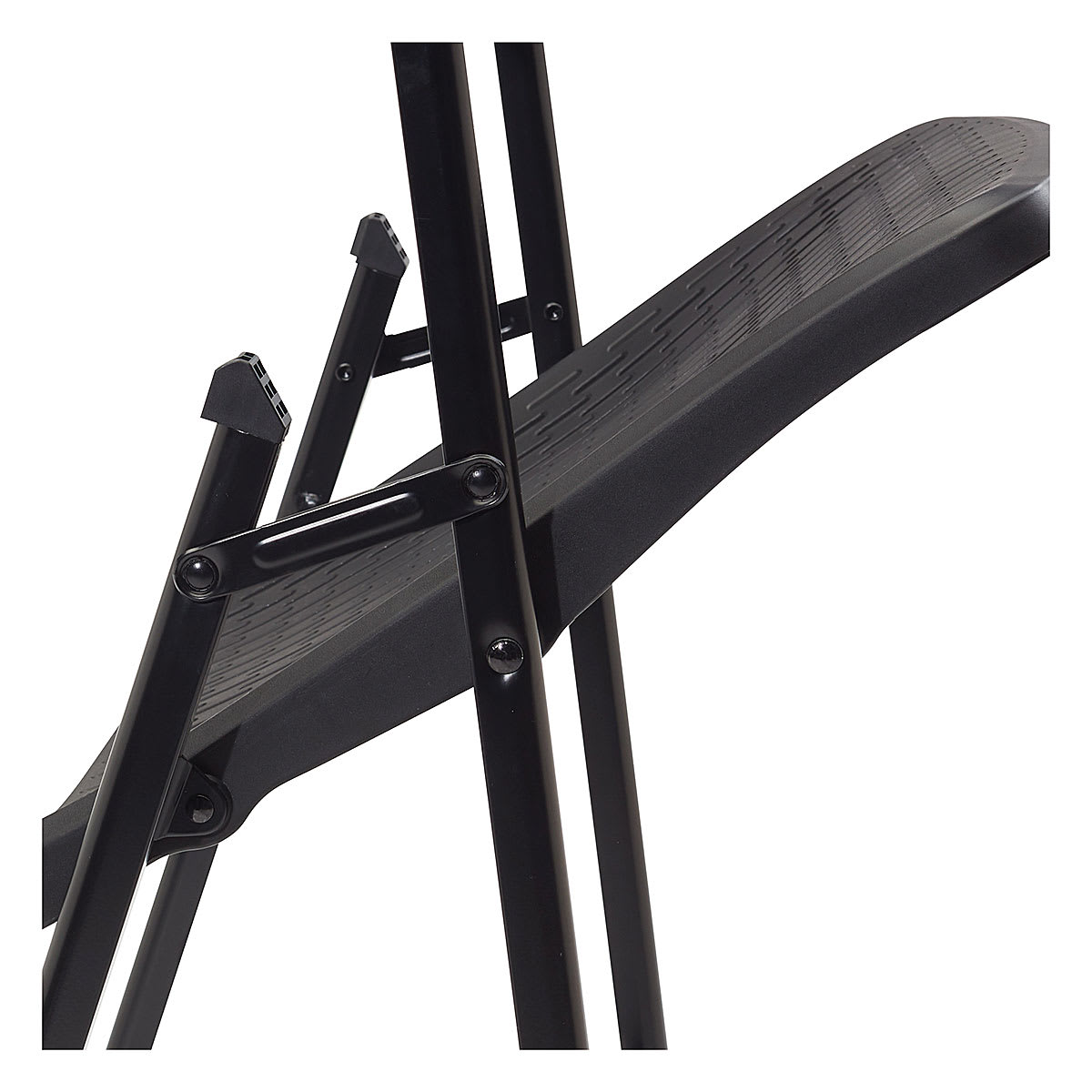 National Public Seating Airflex Folding Chair - Black, Set of 4