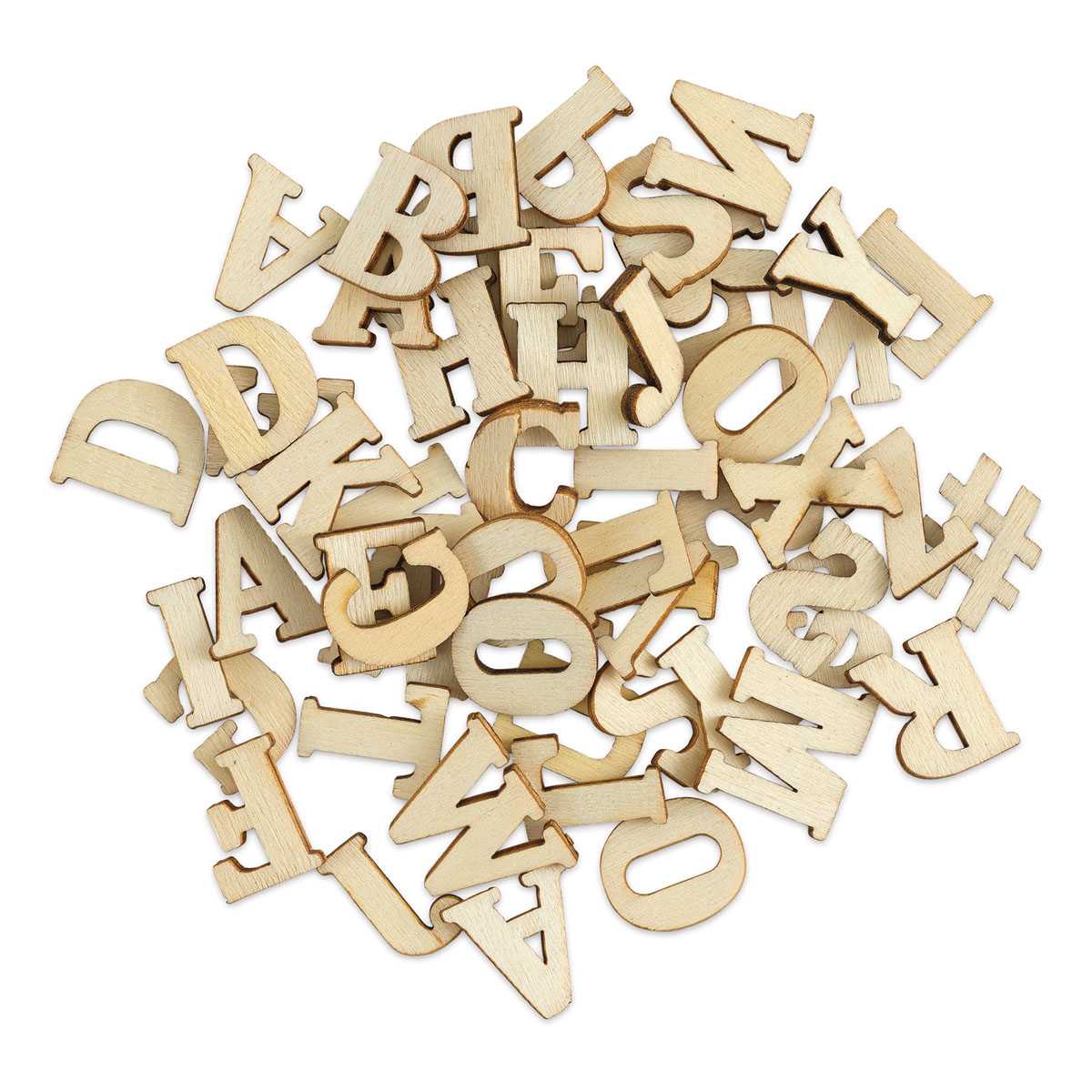 Wood Letters - Serif Letters - 3/4"