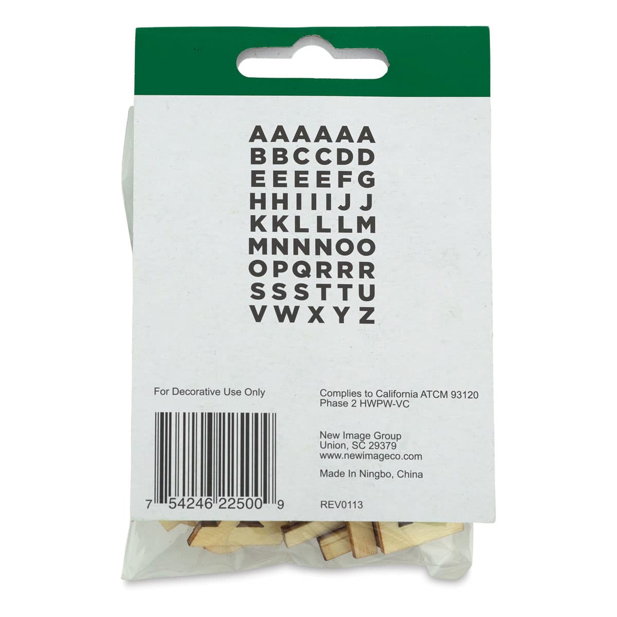 Wood Letters -Block Letters - 3/4"