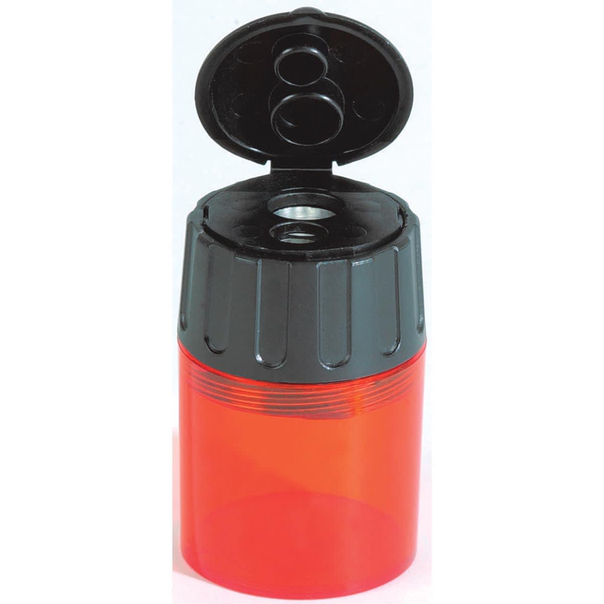 Twin-hole Canister Sharpener 8.3mm and 11mm Pencils