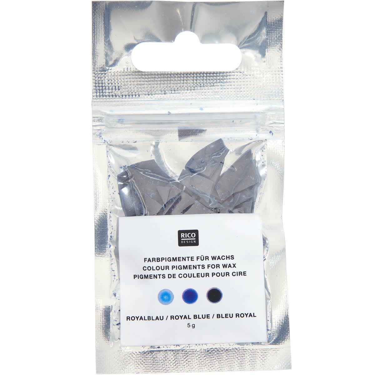 Candle Colour Pigments Royal Blue, packaging
