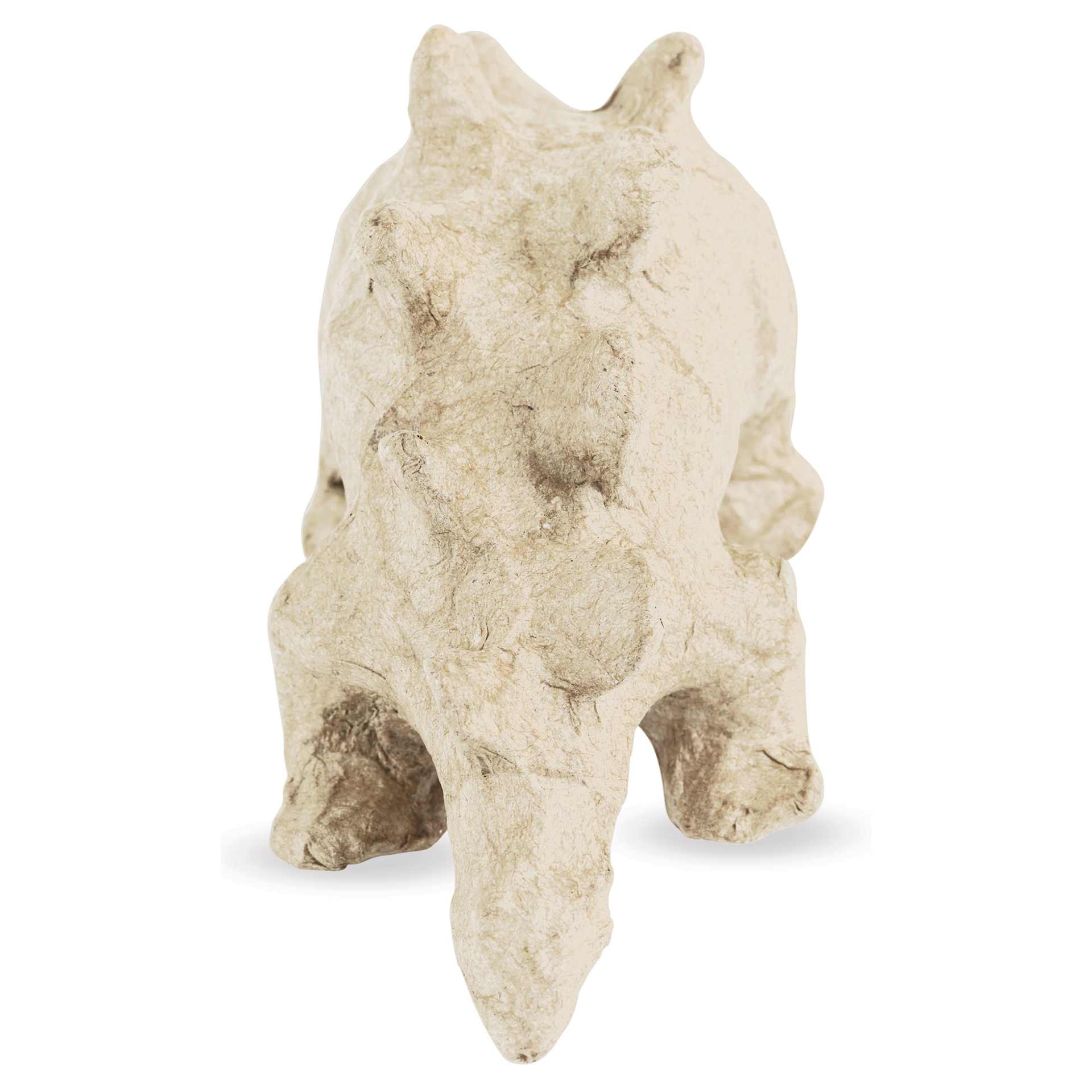 DecoPatch Small Paper Mache Animal - Stegosaurus - back end