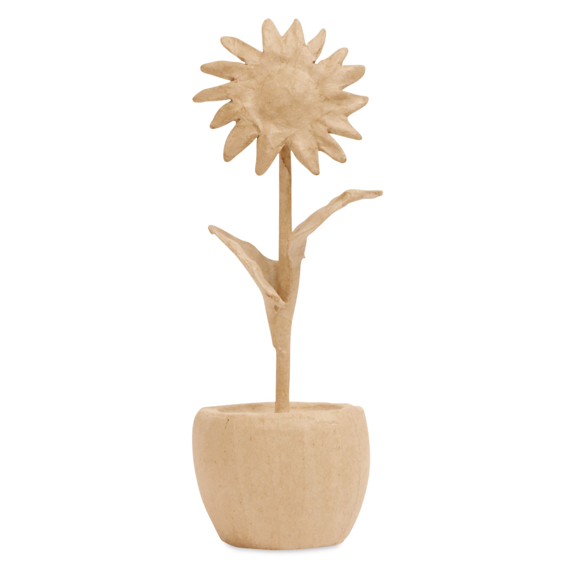 Decopatch Paper Mache Potted Flowers - Sunflower